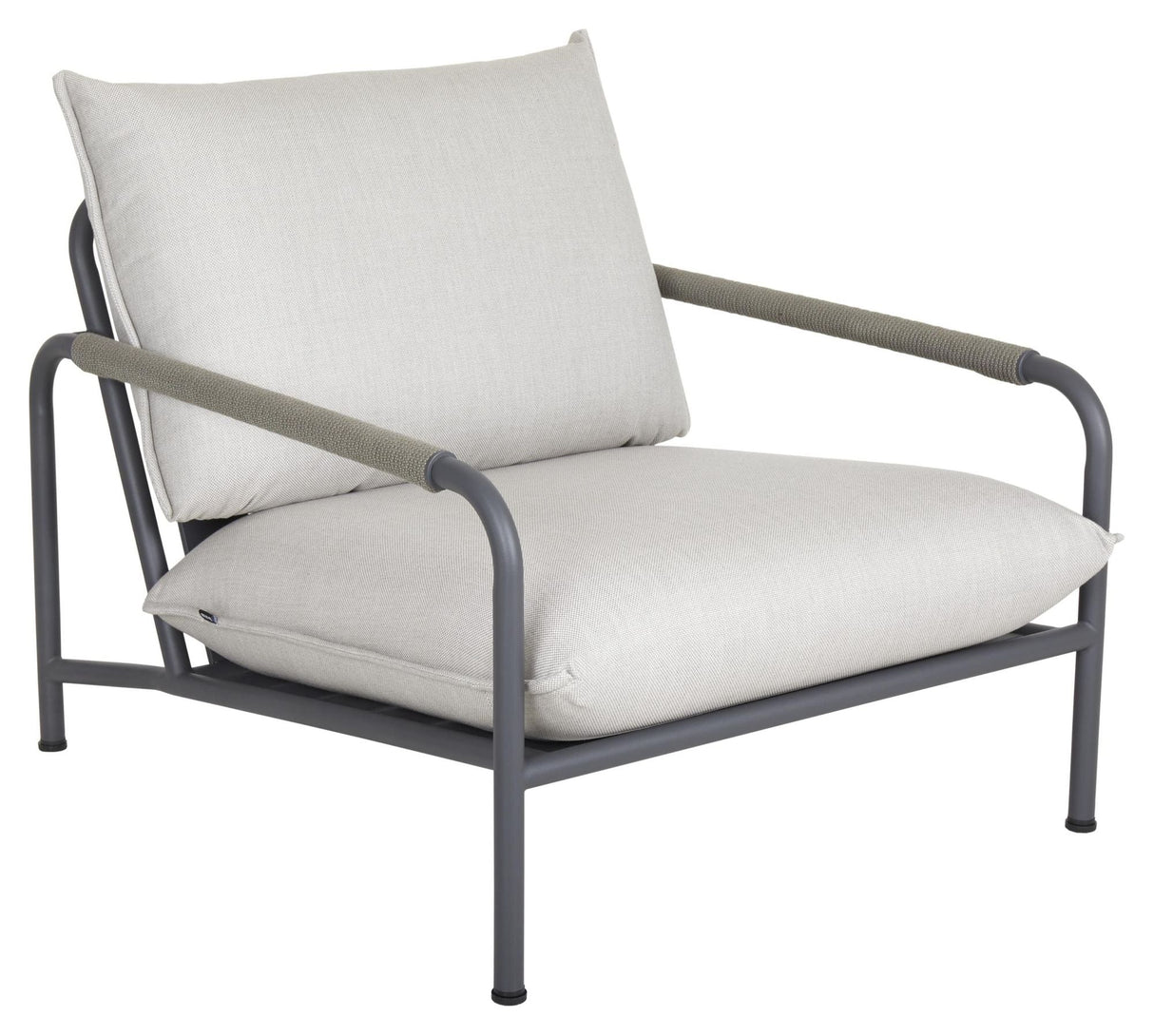 Lerberget Lounge Chair with cushions, Gray