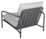 Lerberget Lounge Chair with cushions, Gray