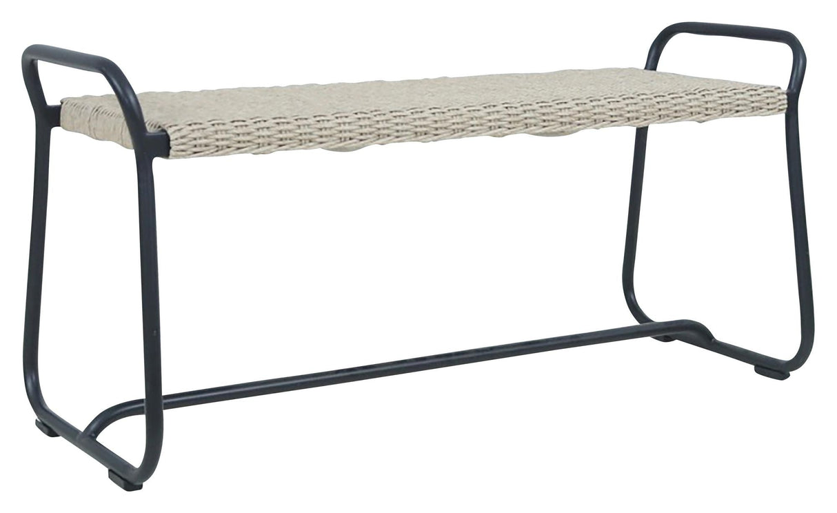 Midway Bench B:110, black/beige