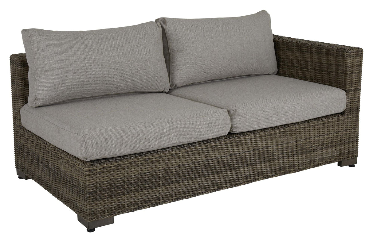 Ninja Lounge modules with cushion, Beige/Rustic