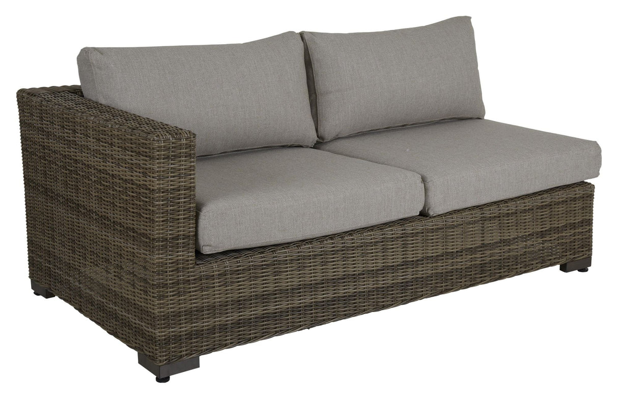 Ninja Lounge modules with cushion, Beige/Rustic