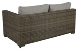 Ninja Lounge modules with cushion, Beige/Rustic