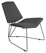 Brafab Pollux Lounge Chair, Dark Gray