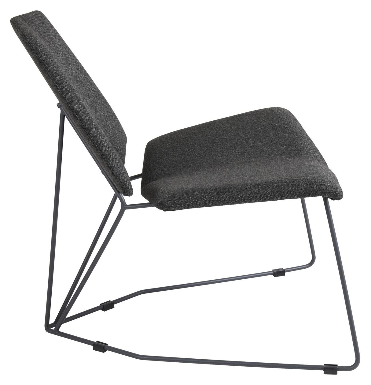 Brafab Pollux Lounge Chair, Dark Gray