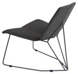 Brafab Pollux Lounge Chair, Dark Gray