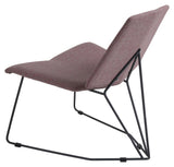 Brafab Pollux Lounge Chair, Dark Gray/Pony