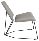 Brafab Pollux Lounge Chair, Dark Gray/Sand