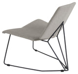 Brafab Pollux Lounge Chair, Dark Gray/Sand