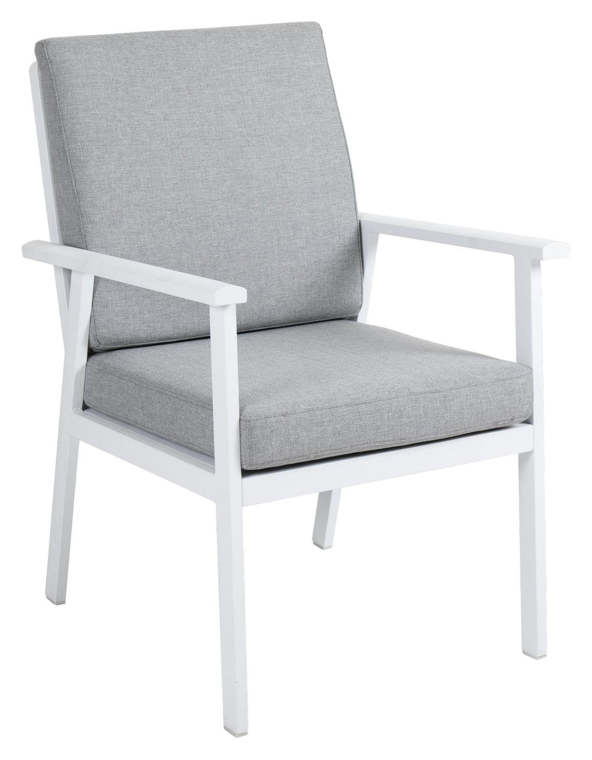 Brafab Samvaro Garden Chair with armrests, White