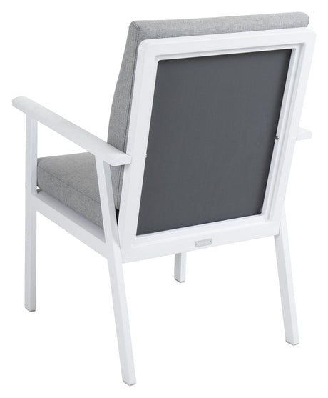 Brafab Samvaro Garden Chair with armrests, White