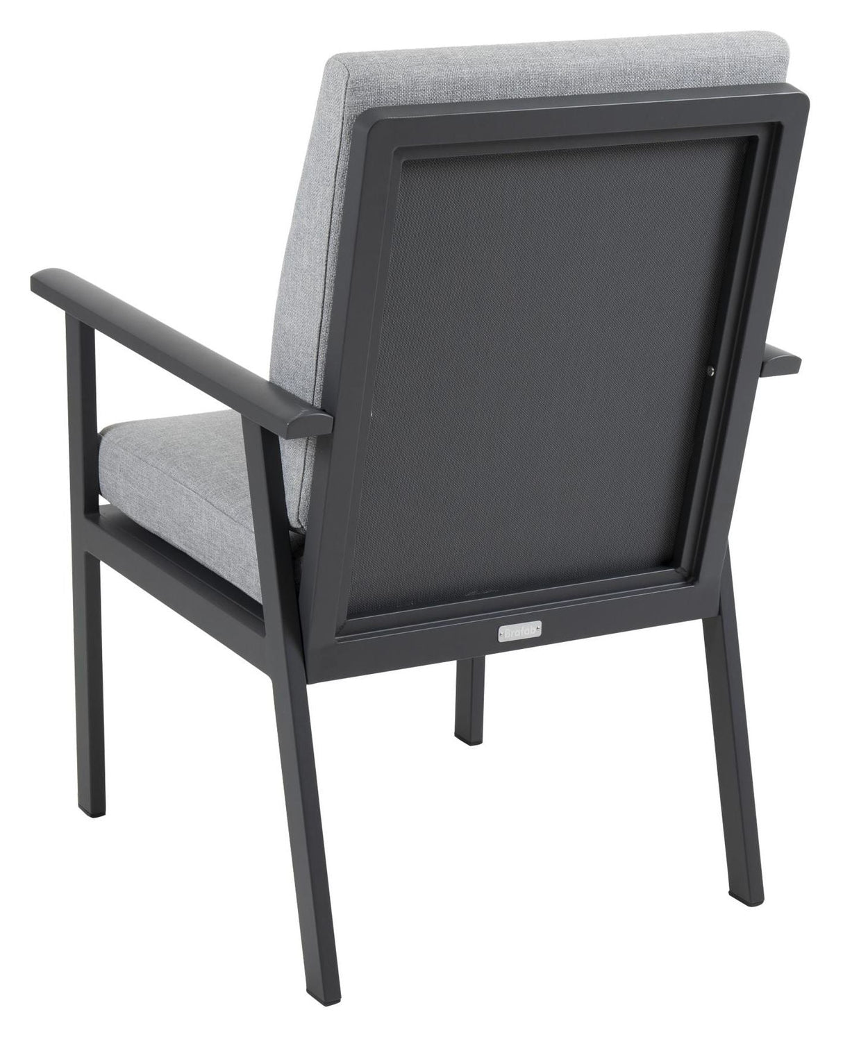 Brafab Samvaro Garden Chair with armrests, Dark Gray