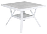 Brafab Samvaro Lounge Table, White/Gray, 90x90