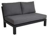 Stettler Lounge Module Center with cushion, Black/gray