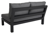 Stettler Lounge Module Center with cushion, Black/gray