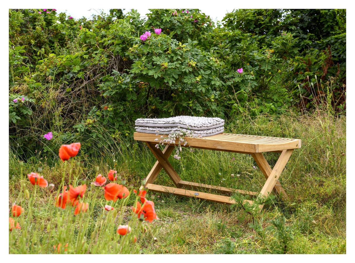 Brafab Turin Bench, Teak, L105