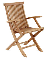 Brafab Turin Garden Chair with armrests, Teak