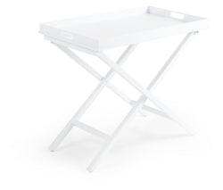 Brafab Vero Folding Table w/Tray 70x40, White