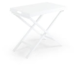 Brafab Vero Folding Table w/Tray 70x40, White