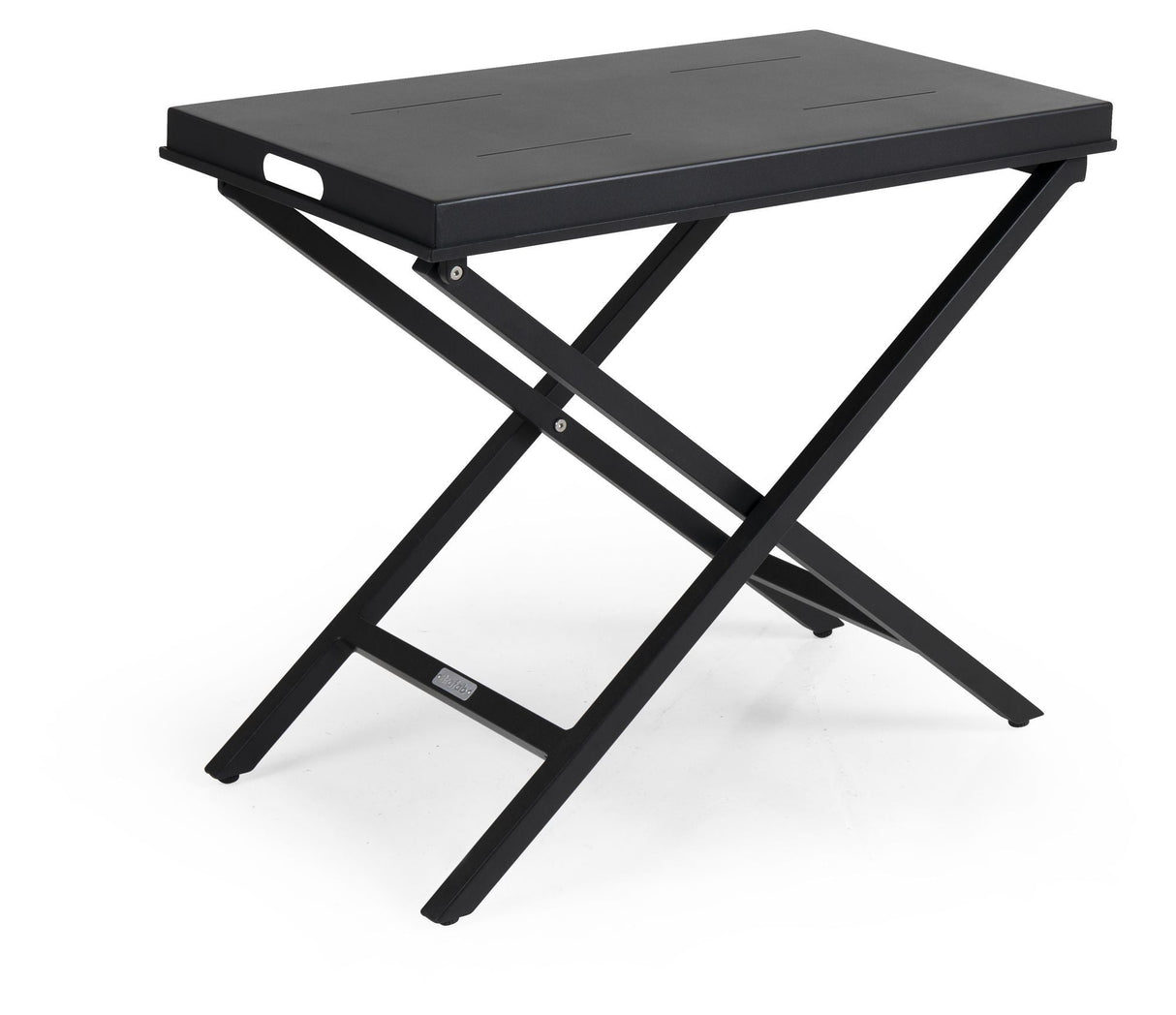 Brafab Vero Folding Table w/Tray 70x40, Black