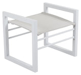 Brafab Vevi Footstool, White