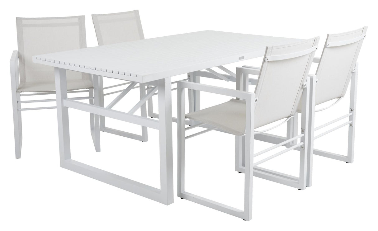 Brafab Vevi Garden Table 160x90, White