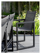 Brafab Vevi Garden Chair, Black/Black Alu