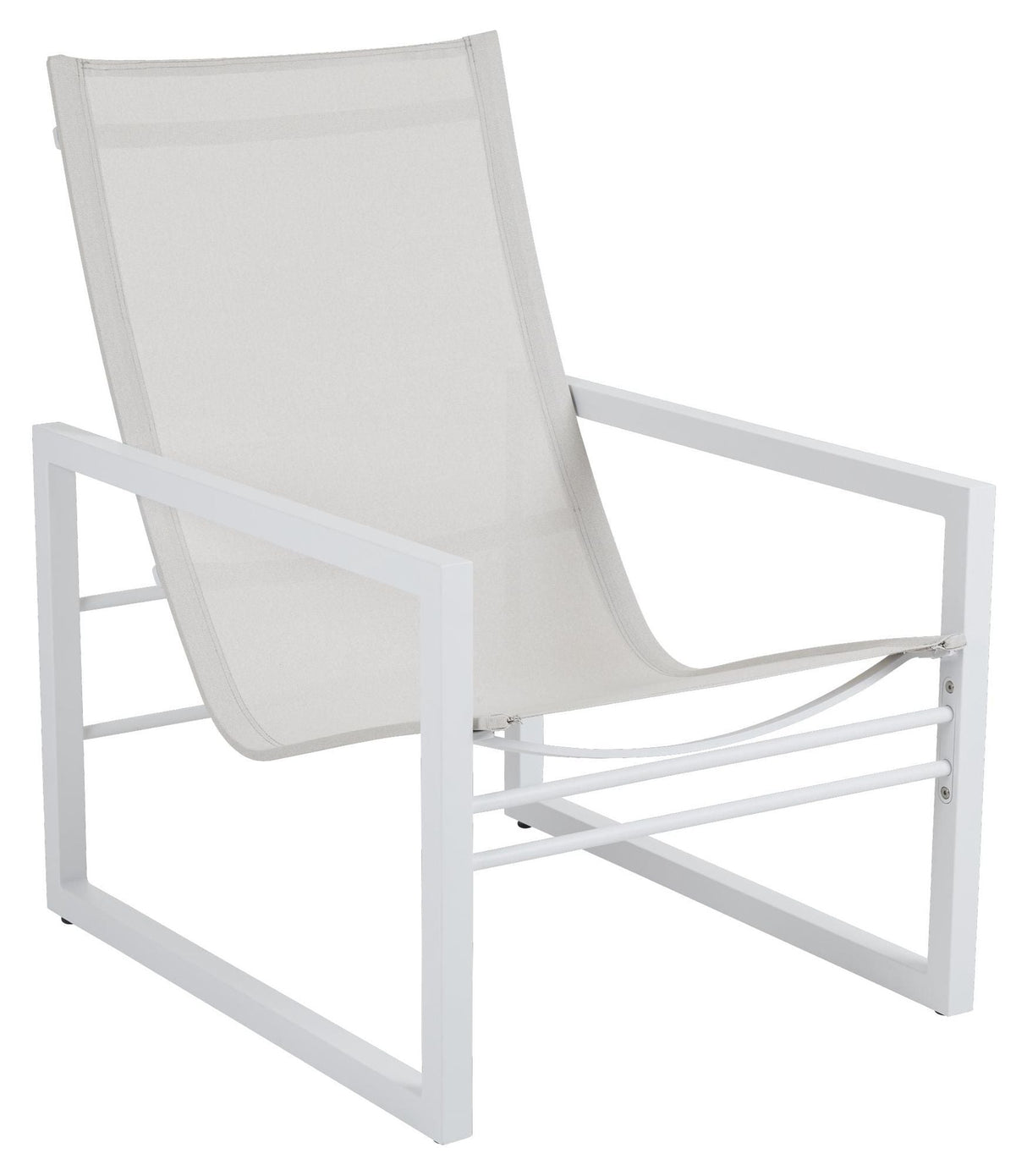 Brafab Vevi Lounge Chair, White