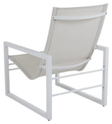 Brafab Vevi Lounge Chair, White