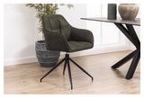 Åre Dining chair with armrests - Green