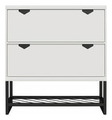 Brielle Shoe Cabinet, White