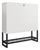 Brielle Shoe Cabinet, White