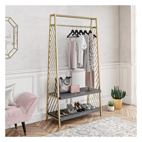 Brielle Clothes rack, Graphite gray