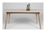 Aliva Dining table, White pigment oak veneer, 190x102