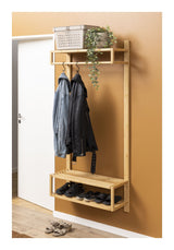 Bali Wardrobe Stand, Natural Bamboo