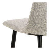 Celia Dining chair, Gray fabric