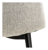 Celia Dining chair, Gray fabric