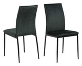 Demina Dining chair, Green fabric