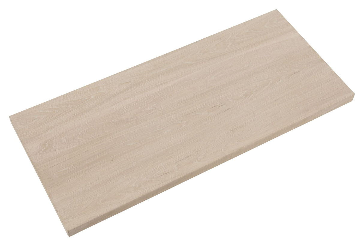 Denver Extension Plates s/2 oak veneer, White pigmented