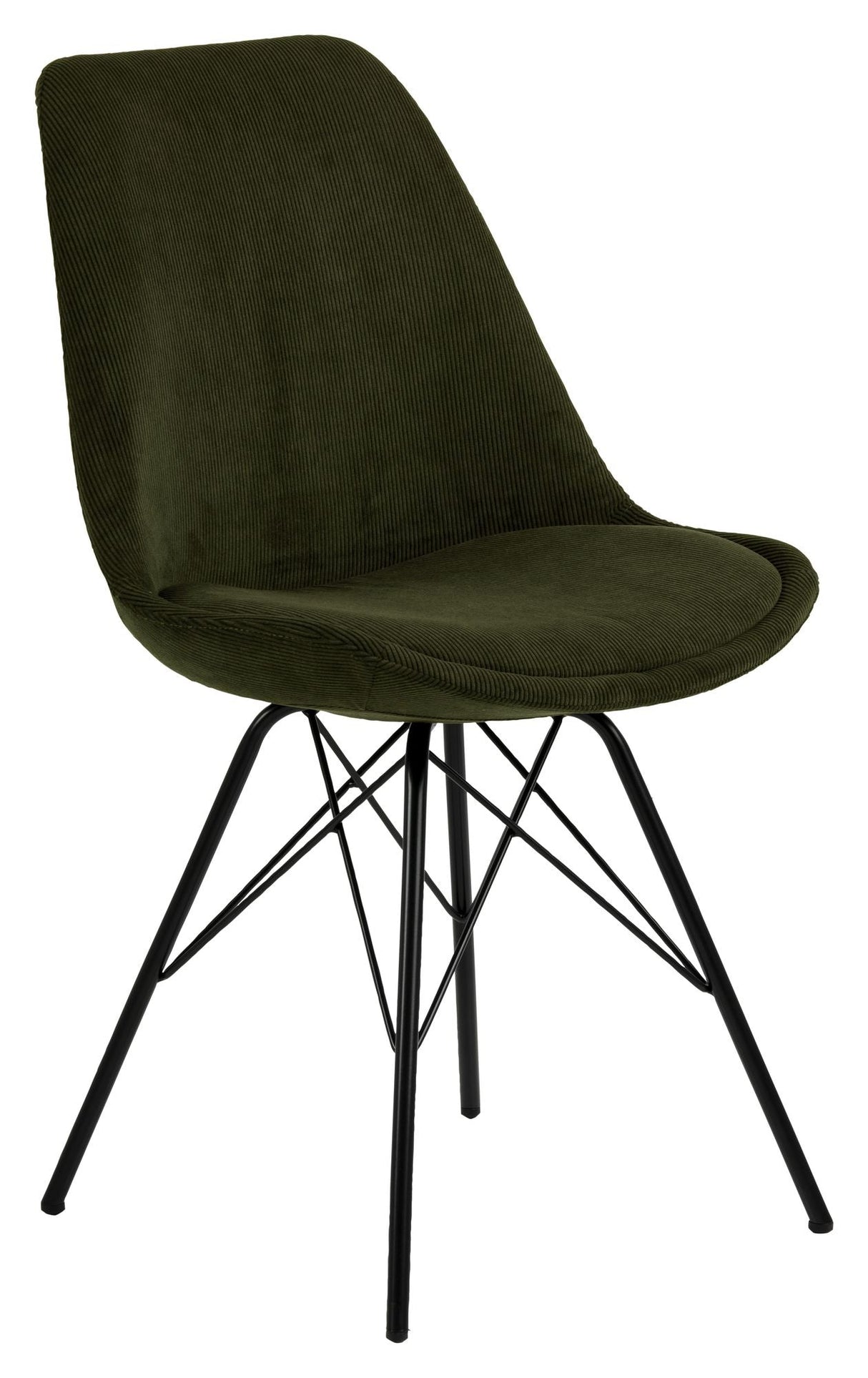 Eris Dining Chair, Olive Green/Black