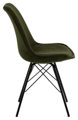 Eris Dining Chair, Olive Green/Black