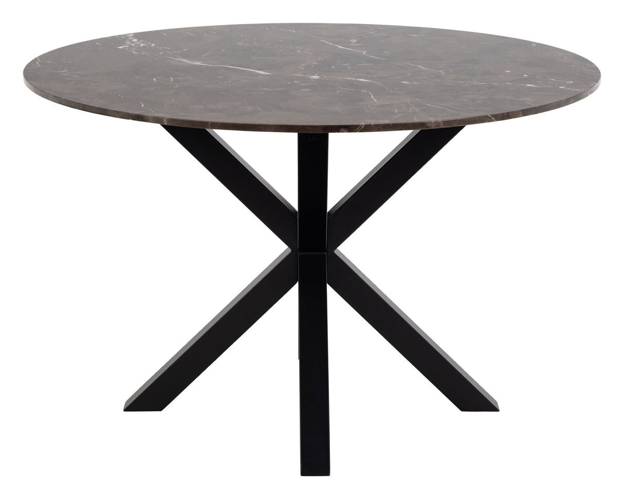 Heaven Dining Table - Brown Emperador Polished Marble