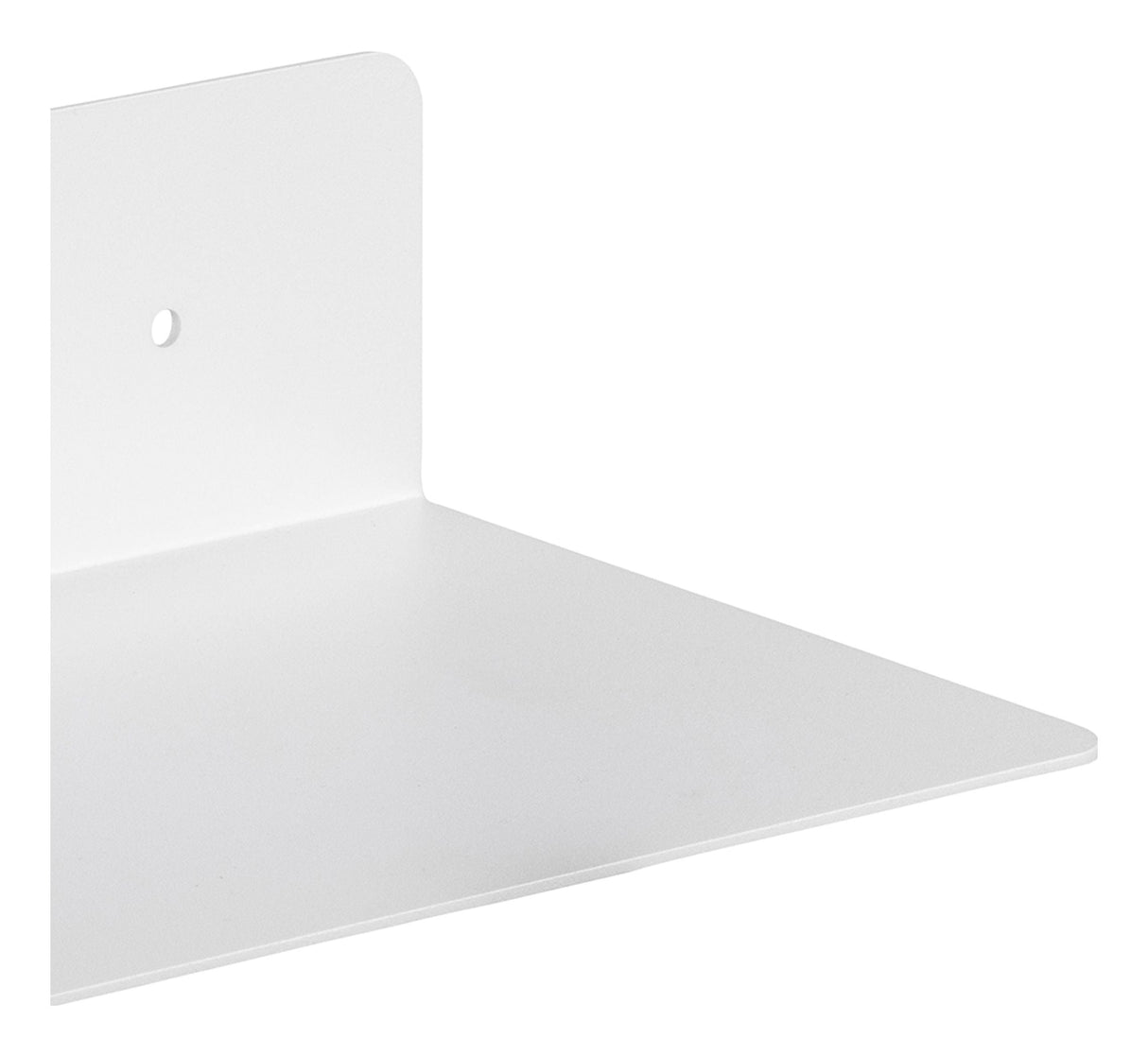 Joliet Wall Shelf, White Steel