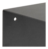 Joliet Wall shelf, Black steel