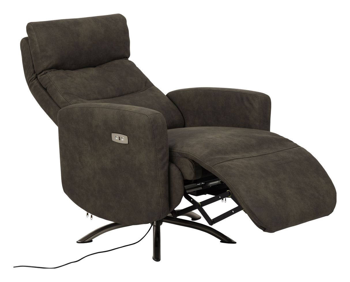 Kamares Recliner, Gray fabric