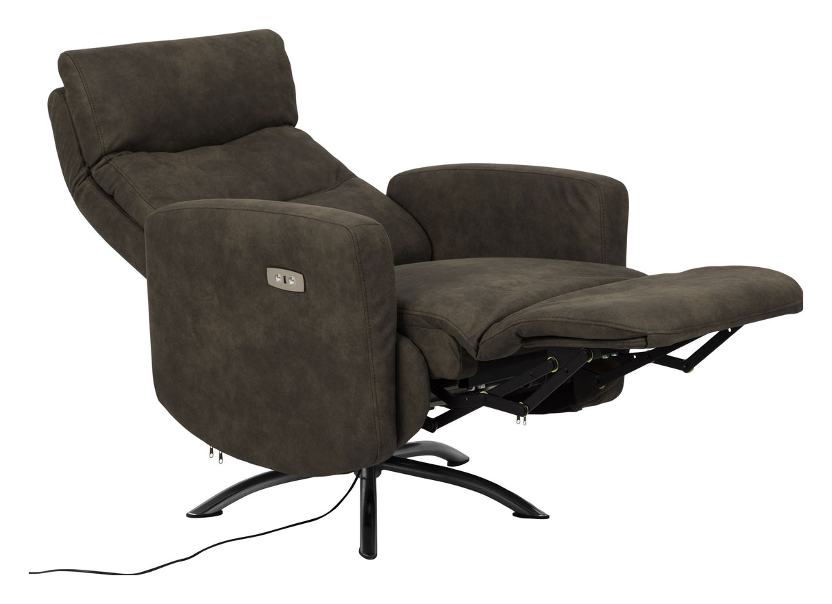 Kamares Recliner, Gray fabric