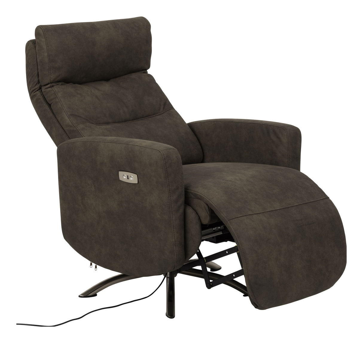 Kamares Recliner, Gray fabric