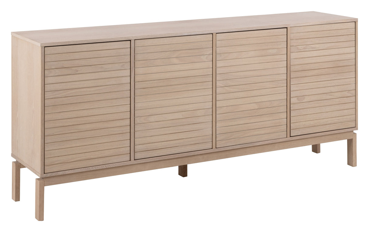 Cannes Sideboard, White Pig. oiled oak veneer