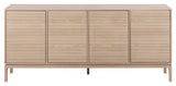 Cannes Sideboard, White Pig. oiled oak veneer