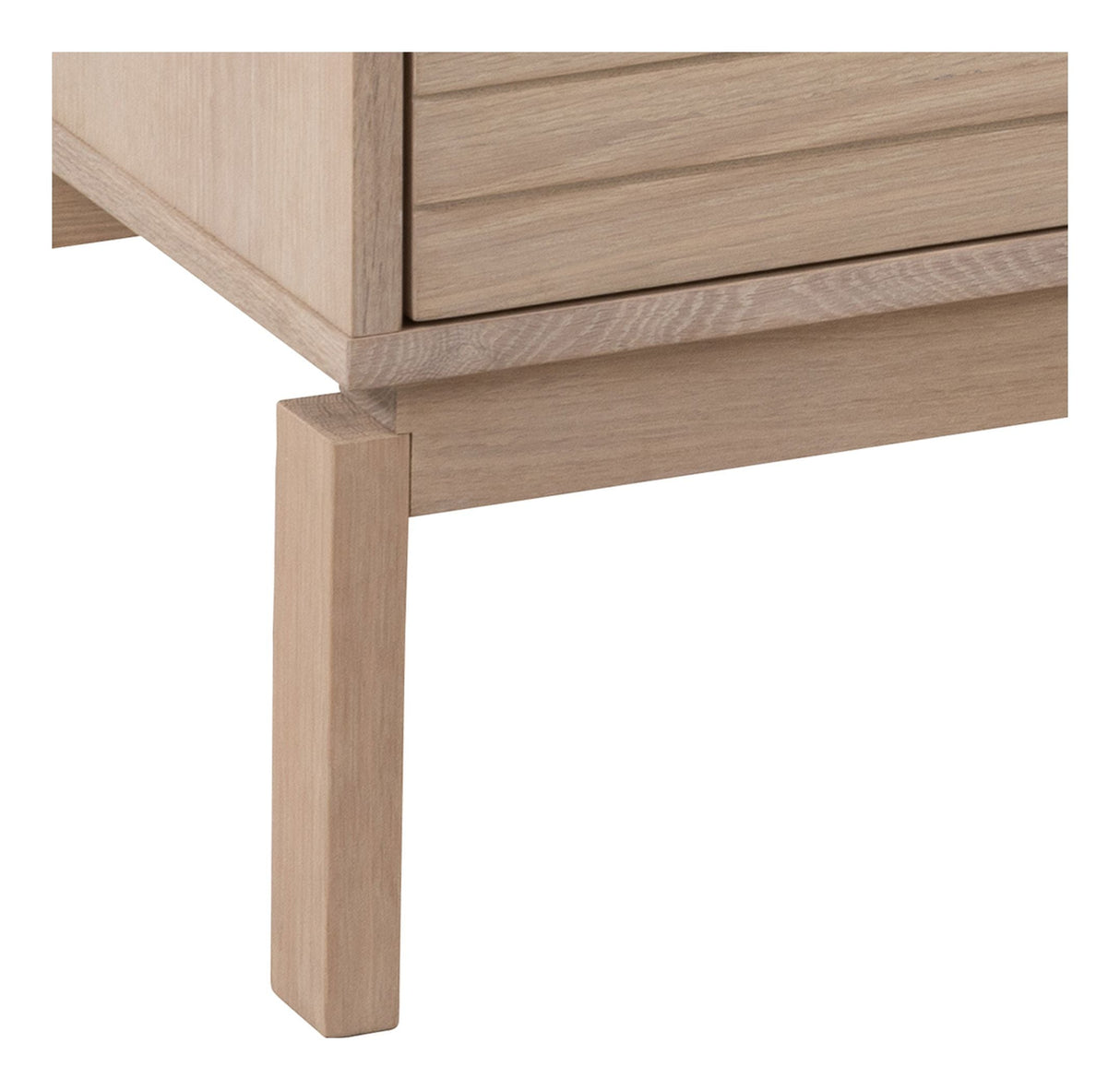 Cannes Sideboard, White Pig. oiled oak veneer