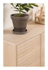 Cannes Sideboard, White Pig. oiled oak veneer